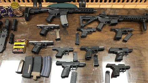 More than a dozen guns stolen out of parked truck